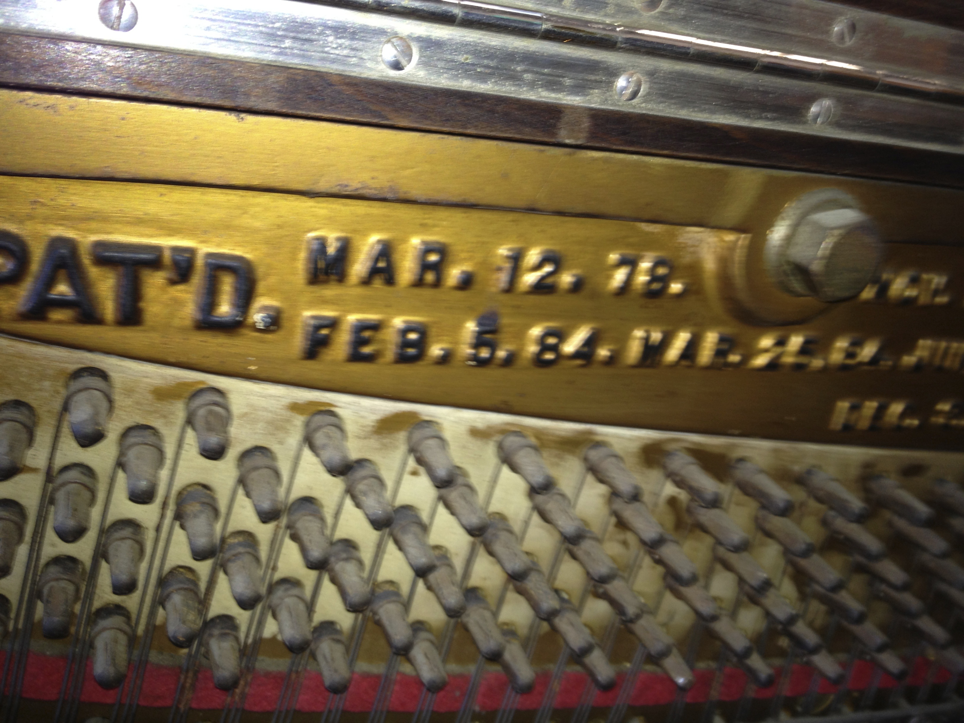 b shoninger piano serial number